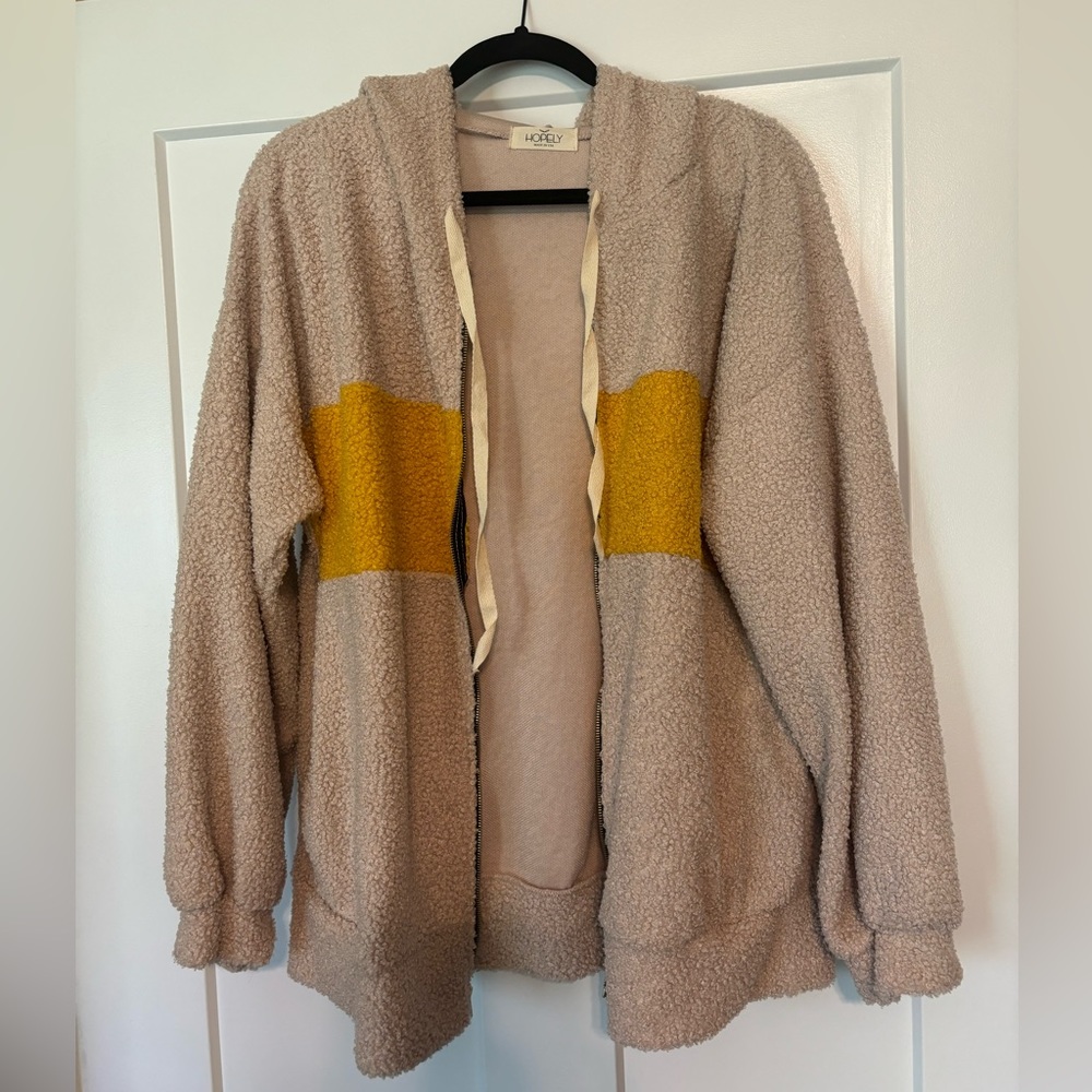 Zip up jacket size large
